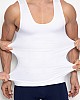 Sıkılaştırıcı Ve Toparlayıcı Premium Erkek Atlet Korse - Beyaz